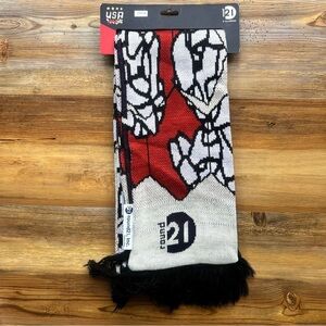 Round 21 USWNT Players Reversible Jacquard Knit Scarf
